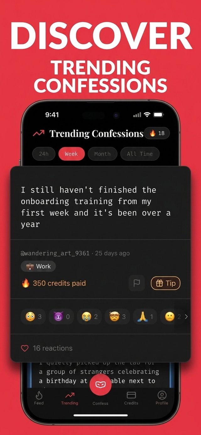 SinTax trending confessions screenshot